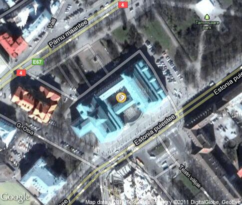 map: Estonian National Opera