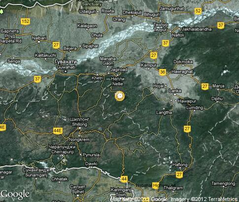 map: Flora of Meghalaya