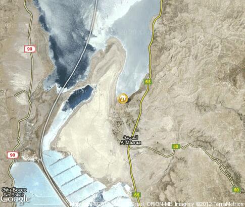 map: Holidays at the Dead Sea