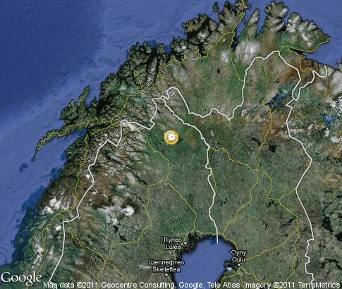 map: Nature of Sweden