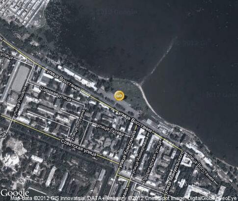 map: Seafront of Kronstadt