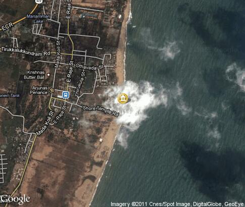 map: Shore temple