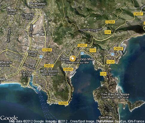 map: Villefranche-sur-Mer