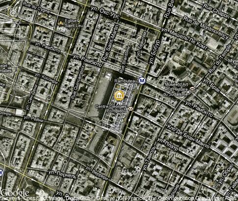 map: Centre Georges Pompidou