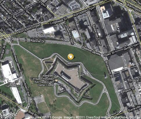 地图: Fort George (Citadel Hill)