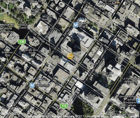 地图: McGill College Avenue