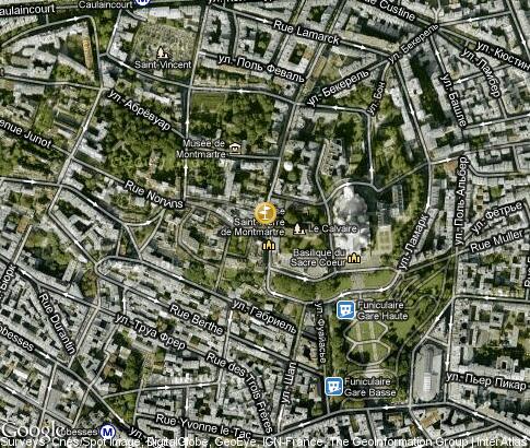 map: Montmartre