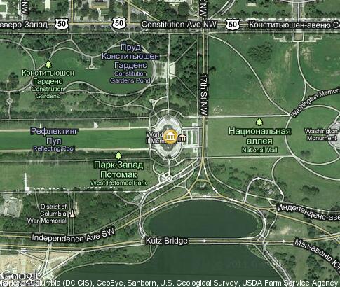 地图: National World War II Memorial